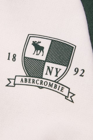 Sweat polaire - Ecru et bleu marine