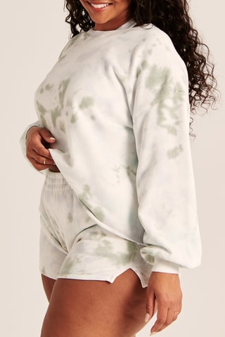 Sweat polaire - Kaki et Blanc