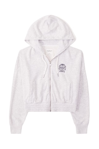 Sweat polaire - Gris clair chiné