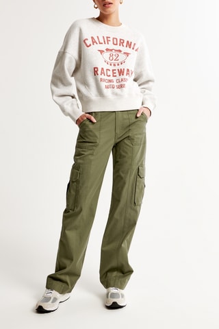 Sweat polaire - Gris clair chiné