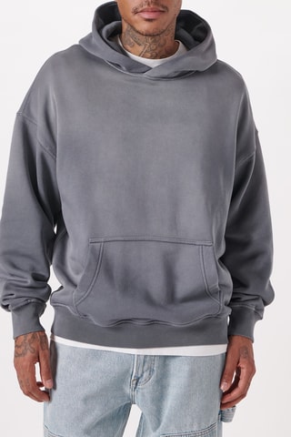 Sweat polaire à capuche - Gris foncé