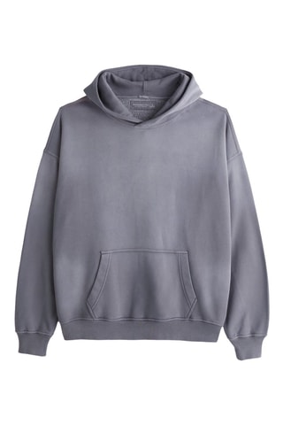Sweat polaire à capuche - Gris foncé