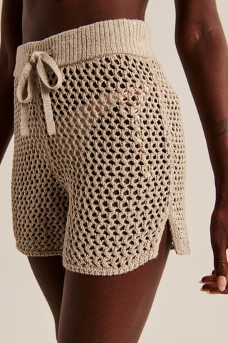 Short de plage - Ecru