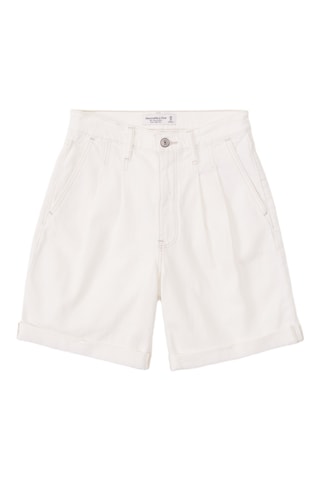 Short en jean - Blanc