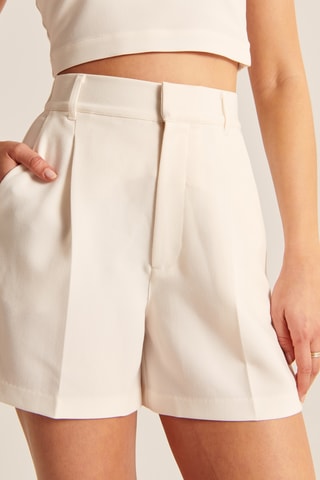 Short taille haute - Beige