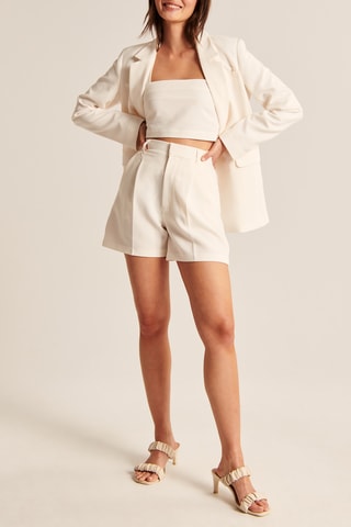 Short taille haute - Beige