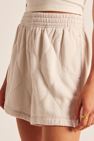 Short taille haute - Beige