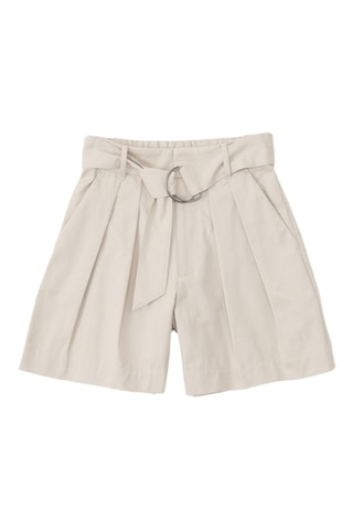 Short taille haute - Beige