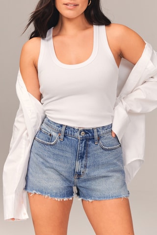 Short en jean - Ciel