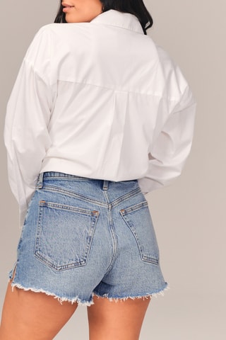 Short en jean - Ciel