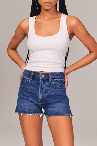 Short en jean - Bleu