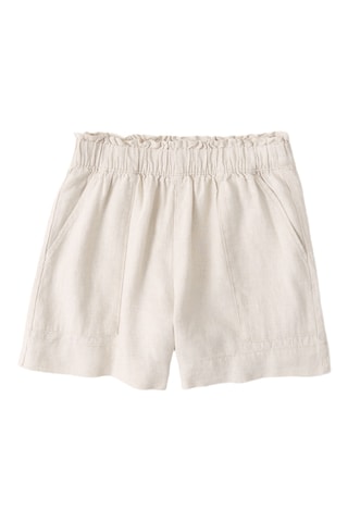 Short en lin - Beige