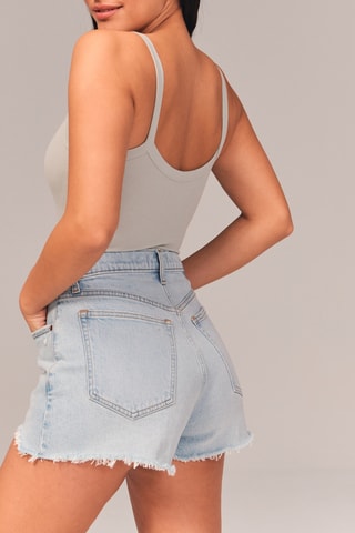 Short en jean - Ciel