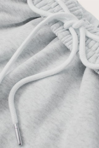 Short taille haute - Gris clair chiné