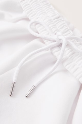 Short taille haute - Blanc