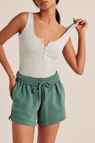 Short taille haute - Vert