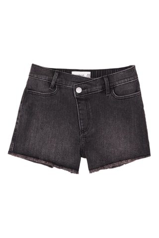 Short en jean - Noir