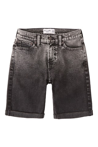 Short en jean - Noir