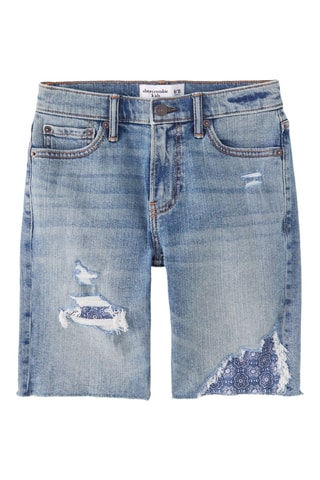 Short en jean - Bleu