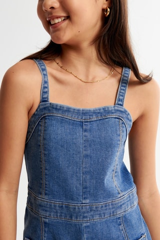 Combinaison en jean - Indigo