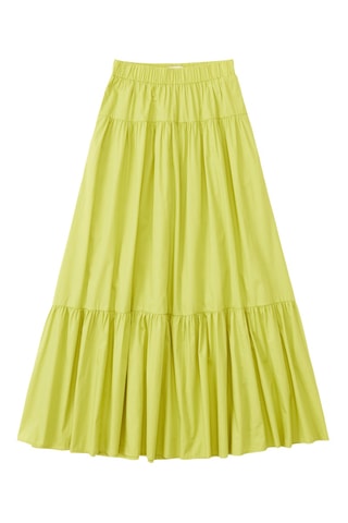 Jupe longue - Vert citron