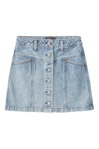 Minijupe en jean - Bleu