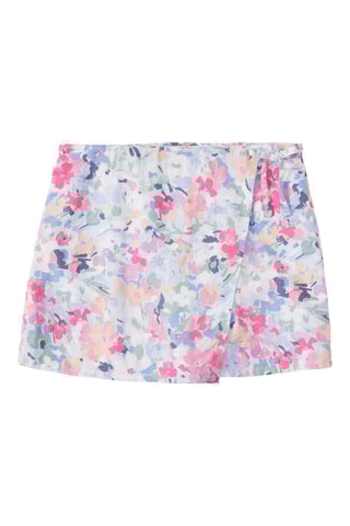 Jupe en lin - Rouge et blanc