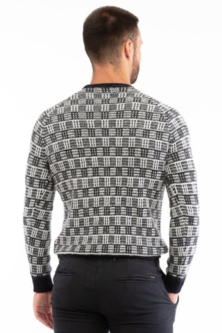 Pull slim en laine vierge et mohair - Gris - Zanone