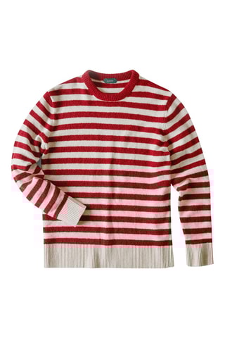 Pull slim en laine vierge - Bordeaux - Zanone