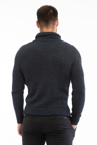 Gilet regular en laine vierge - Gris foncé - Zanone