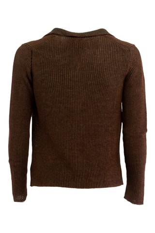 Gilet slim en lin - Marron - Zanone