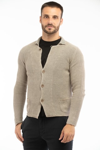 Gilet slim en lin - Gris - Zanone