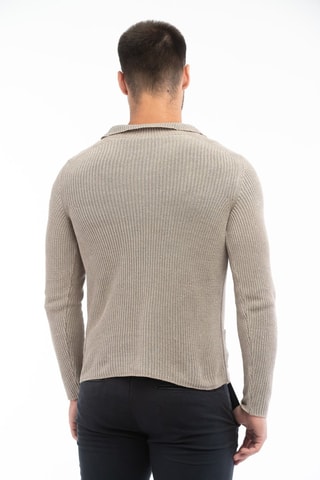 Gilet slim en lin - Gris - Zanone