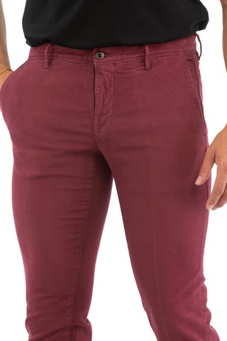 Pantalon slim - Bordeaux - Incotex
