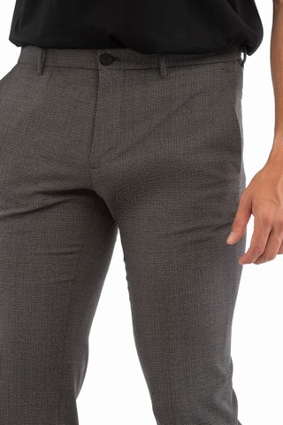 Pantalon slim en laine - Gris - Incotex