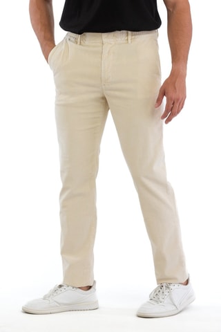 Pantalon slim - Ivoire - Incotex