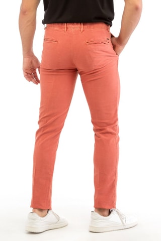 Pantalon slim - Rouge brique