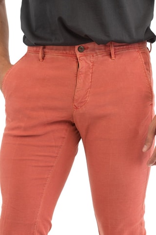 Pantalon slim - Rouge brique
