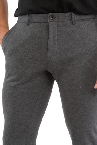 Pantalon slim - Gris chiné - Incotex