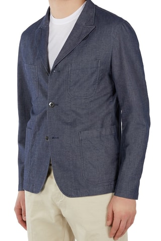 Veste slim - Bleu - Montedoro