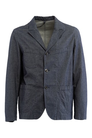 Veste slim - Bleu - Montedoro