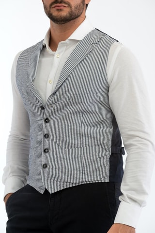 Gilet de costume - Bleu marine - Montedoro