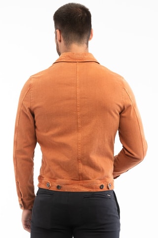 Veste en jean - Orange - Montedoro