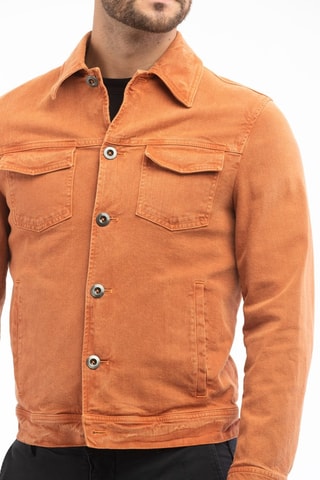 Veste en jean - Orange - Montedoro