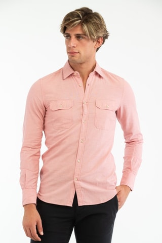 Chemise slim - Rose - Glanshirt