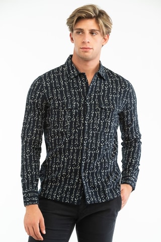Chemise regular - Bleu nuit - Glanshirt