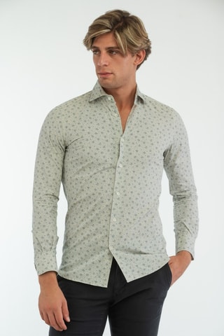 Chemise slim - Gris clair - Glanshirt