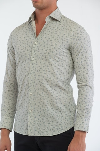 Chemise slim - Gris clair - Glanshirt