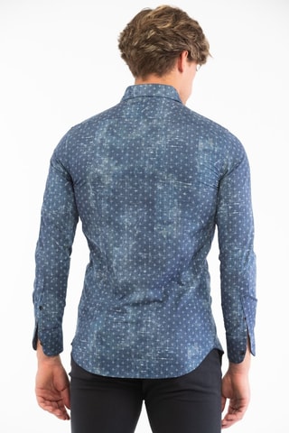 Chemise slim - Bleu foncé - Glanshirt