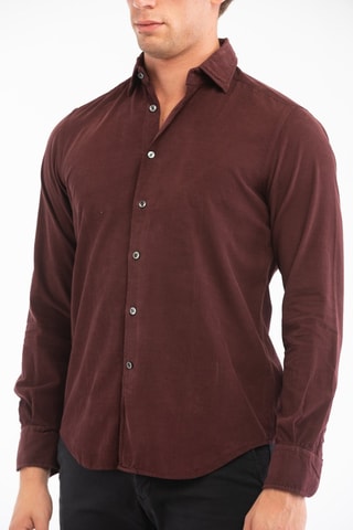 Chemise regular - Bordeaux - Glanshirt